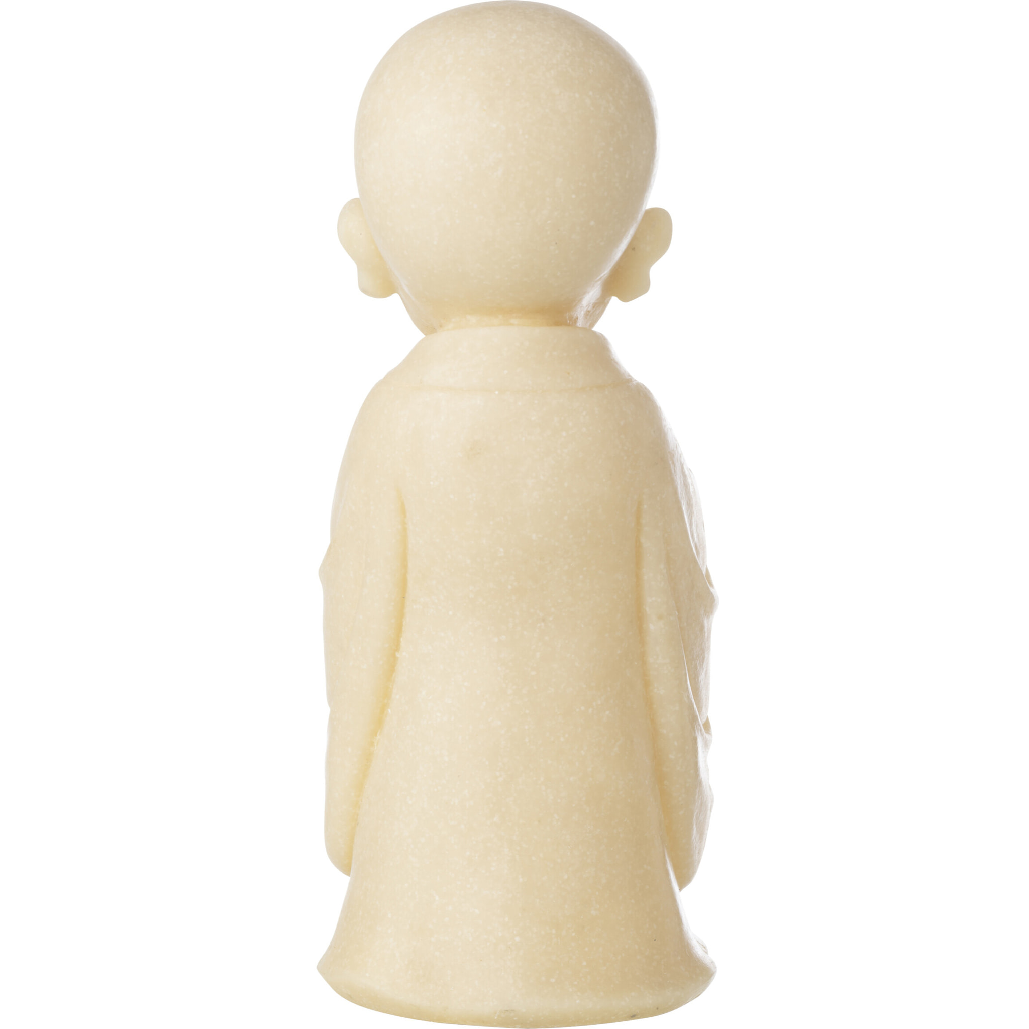 J-Line Moine Priant décoratif - polyrésine - jaune