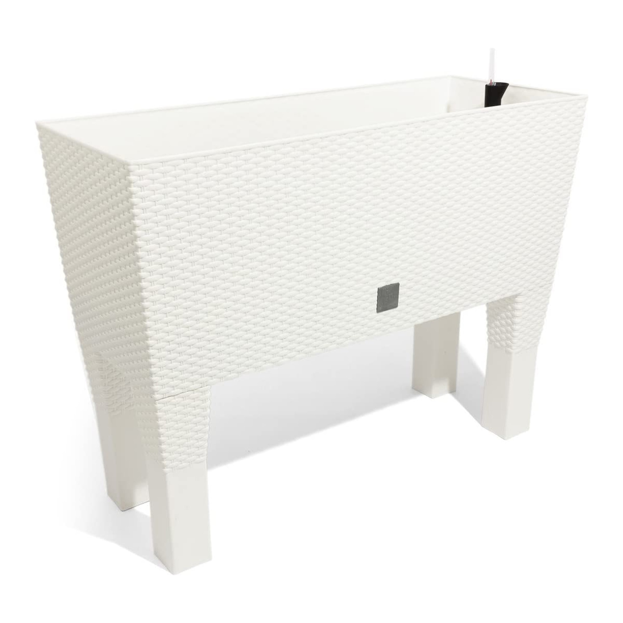 Jardinera c/patas. mod. rato jh 600. c/autorriego 80x33x65cm. blanco