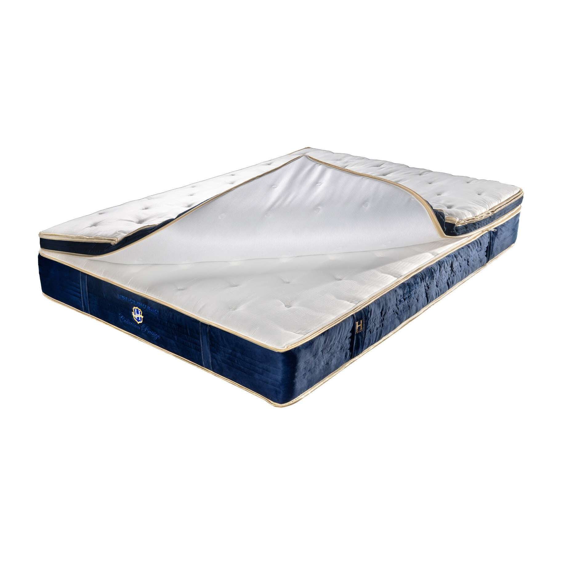 ENSEMBLE Royaluxe - Matelas 2 places + 1 Sommier