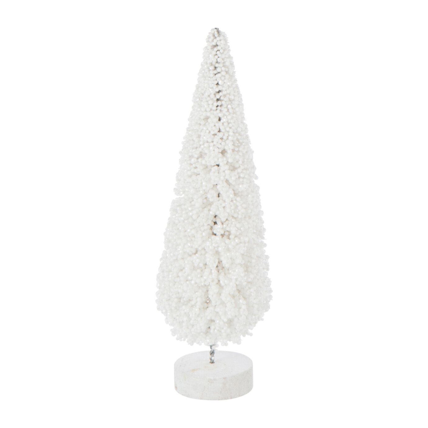 J-Line décoration sapin De Noël - plastique - blanc - small