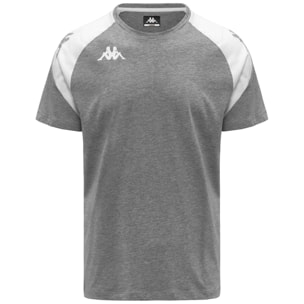 T-Shirts & Top Kappa Uomo Kappa4Football Laccio Grigio