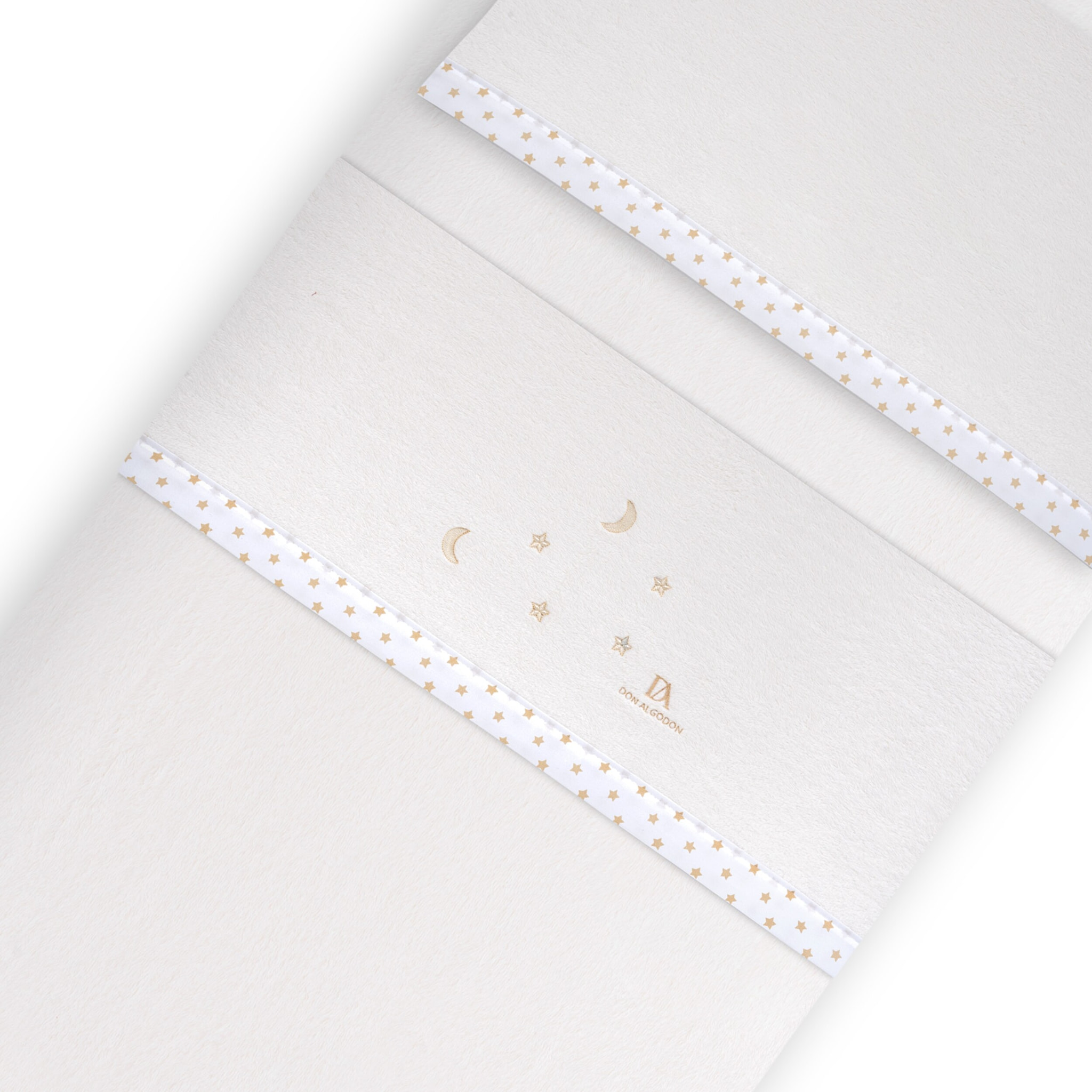 Triptico Cuna Coralina  Don Algodon Multi Estrellas Luna Beig