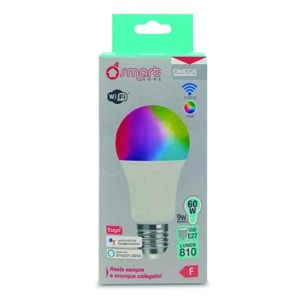 OMEGA Lampada LED Smart WiFi A60 9W RGB