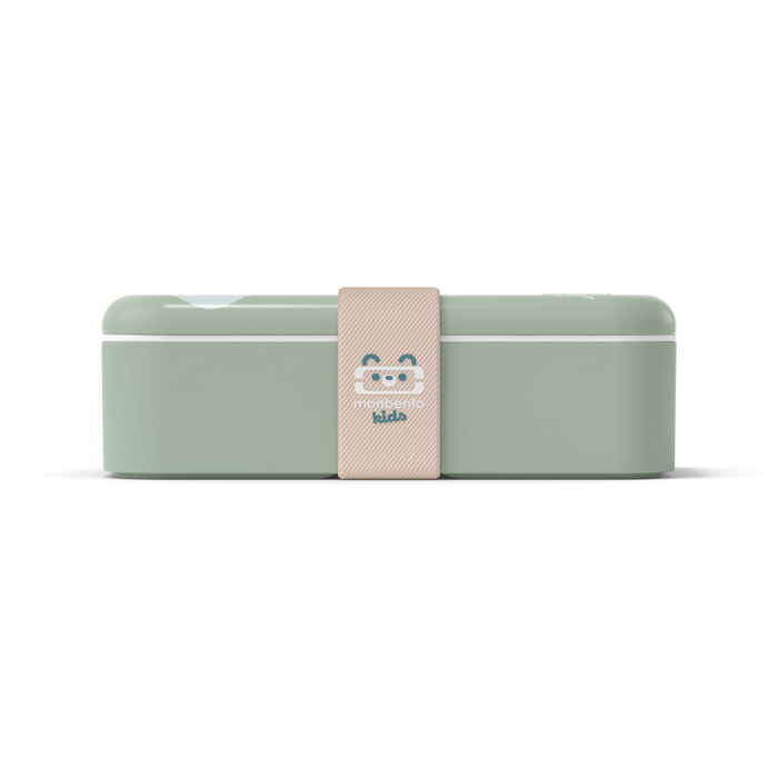 Lunch box enfant  Foodie 500ml Made in France Vert Raton Laveur