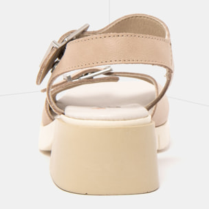 Sandalias con tacón 2061 ROMA CREAM / VARSOVIA color Cream