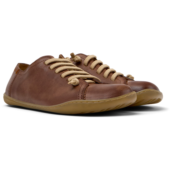 Zapatillas - CAMPER Peu Cami - Marron - Cuero liso