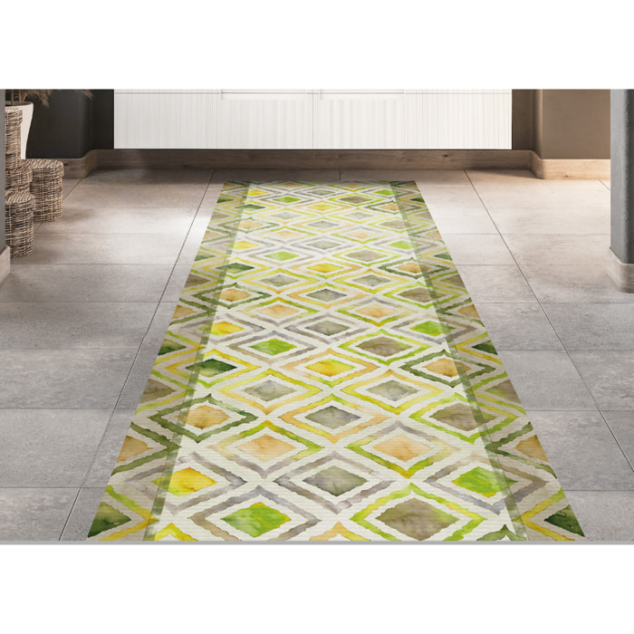 Tappeto Passatoia Cucina Con Retro Antiscivolo Antisfilo Linea Futura Losanga