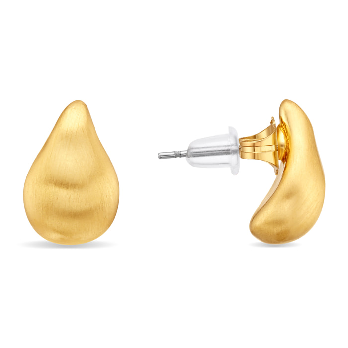Pendientes Saumet acabado oro amarillo 18k