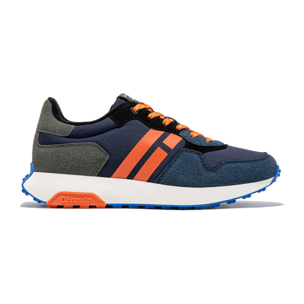 Zapatillas Deportivas de Hombre Active Flag Azul Marino / Naranja D.Franklin