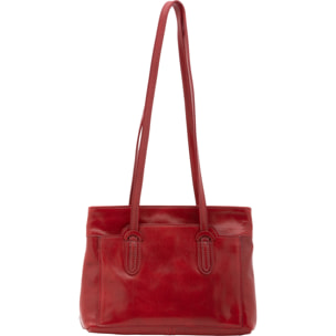 Borsa a spalla da donna - Modello False - Vera pelle - 23.0 x 30.0 x 12.0 cm