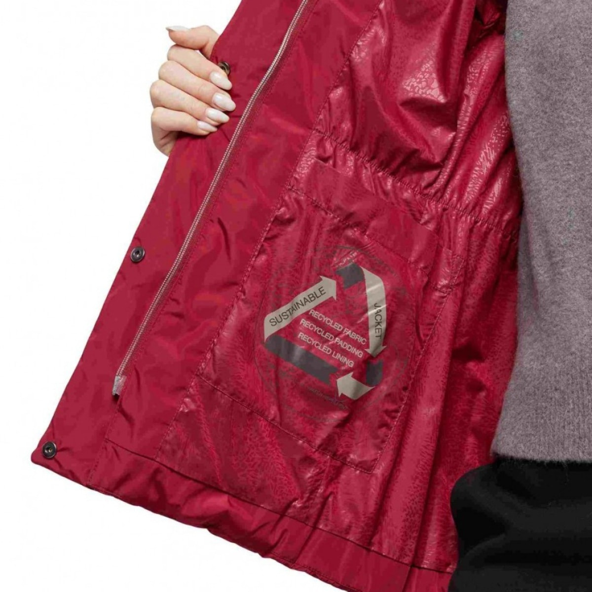 Chaqueta Mujer de la marca GEOX  modelo W ANEKO ROJO