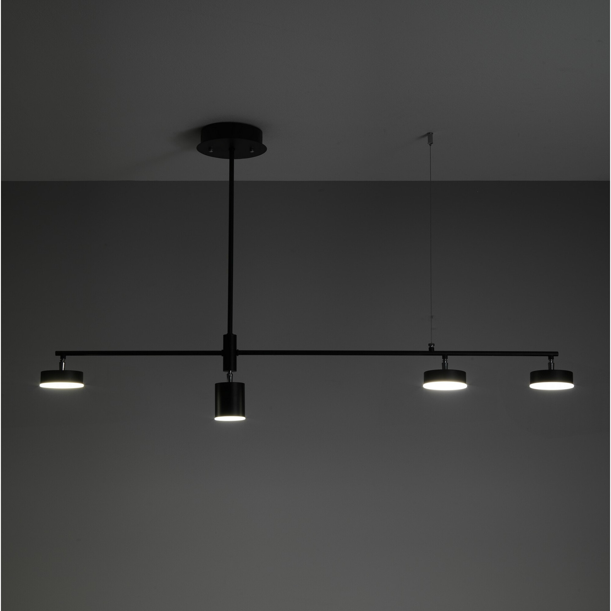 Suspension Tomasucci DOMINO BLACK, noir