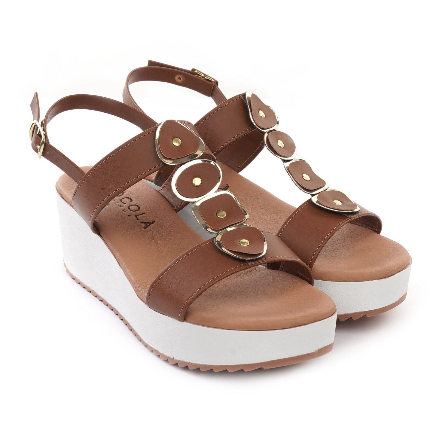 SANDALO ZEPPA SHAPES CUOIO