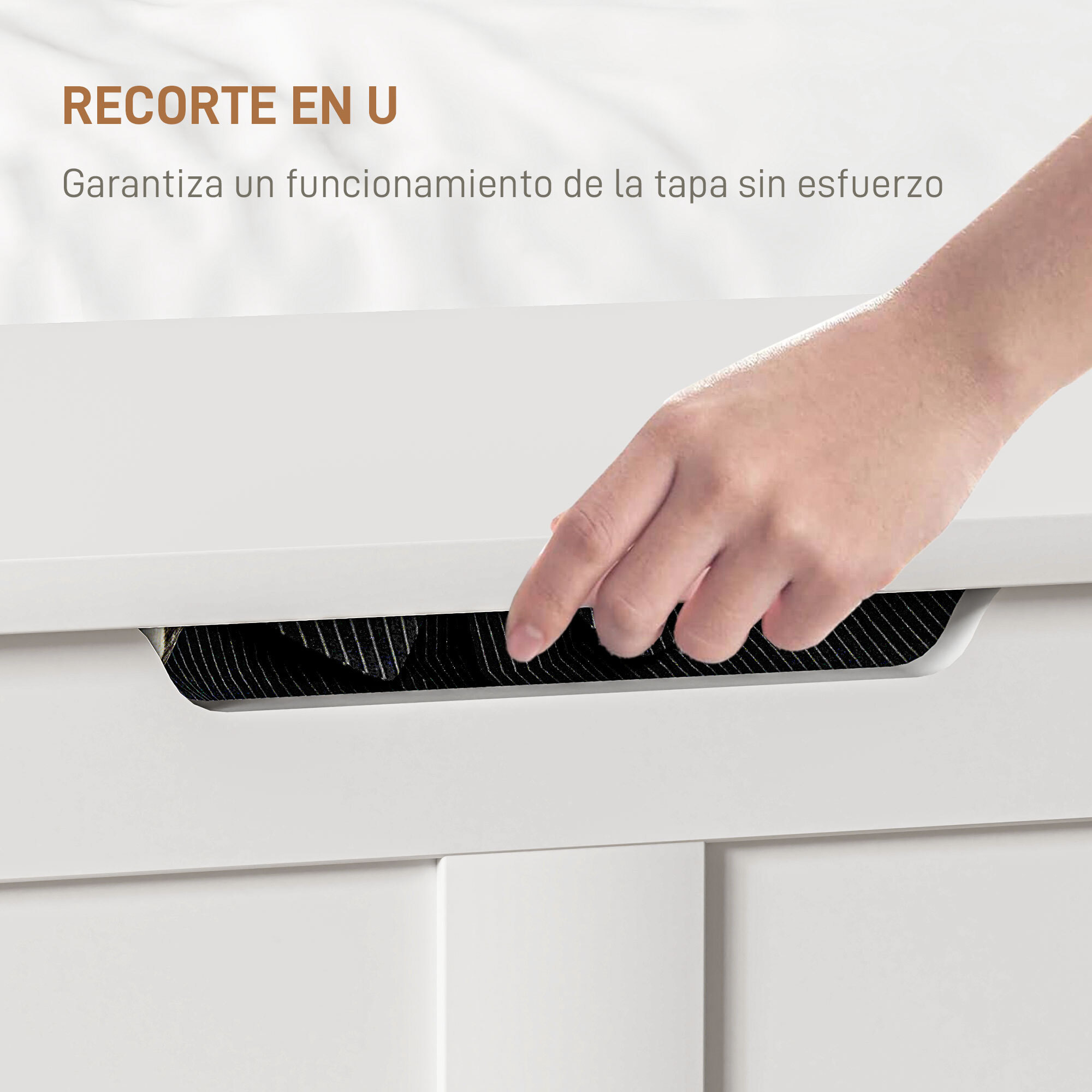 Baúl de Almacenaje para Dormitorio 100 L Banco de Almacenaje con Tapa Baúl de Almacenaje Versátil con Bisagra de Seguridad para Pasillo Salón 80x40x45 cm Blanco