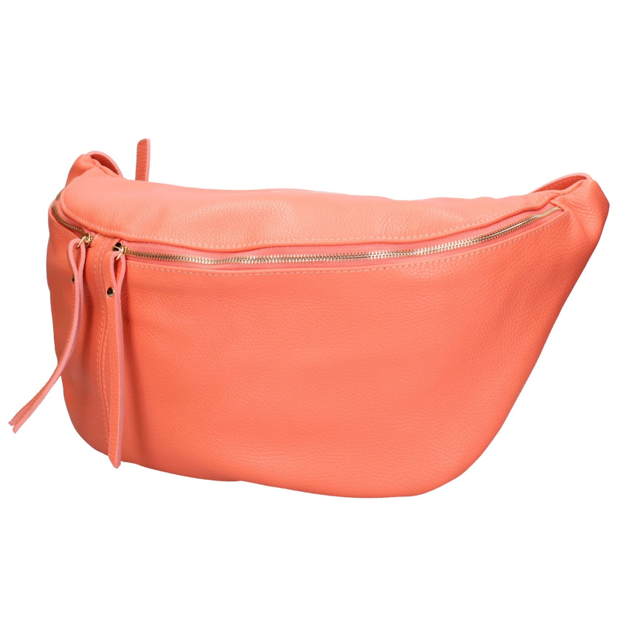 Borsa a tracolla da donna Made in Italy - Modello Caelia Plus - 100% pelle - 47.0 x 28.0 x 2.0 cm