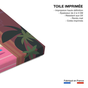 Tableau cote d'azur nice  Toile imprimée