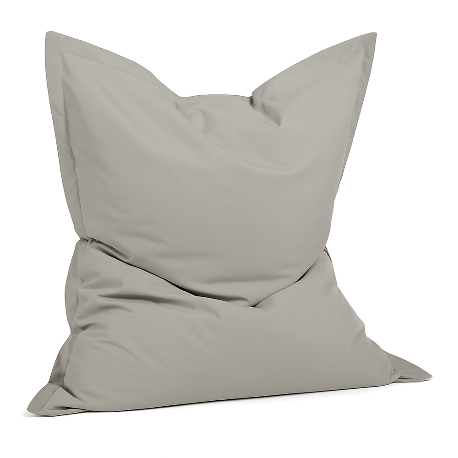 Pouf rectangulaire d'extérieur XXL 180x140cm gris THIES