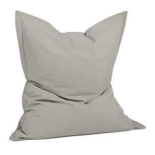Pouf rectangulaire d'extérieur XXL 180x140cm gris THIES