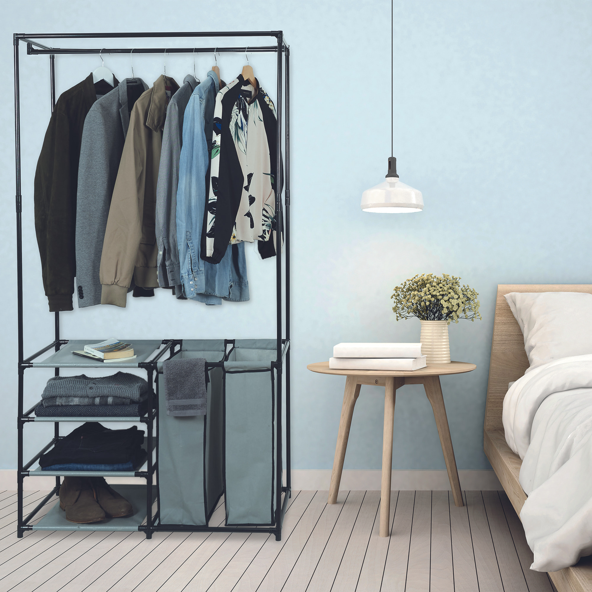 Portant Dressing Ouvert 87x43.5x163.5cm