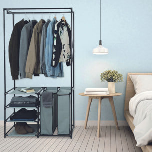 Portant Dressing Ouvert 87x43.5x163.5cm