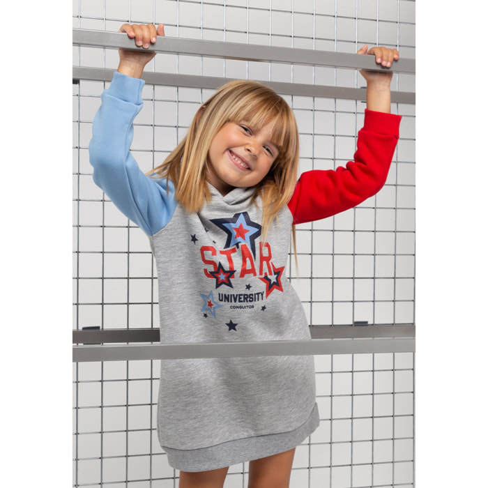 Abito da bambina con cappuccio