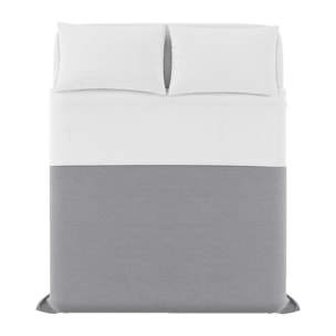 COMPLETO LETTO ELEGANT MADE IN ITALY MICROFIBRA - BIANCO MATRIMONIALE