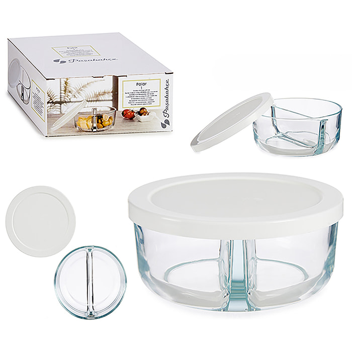 Bento box con divisorio 785 ml.