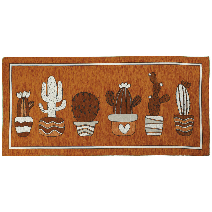 TAPPETO DA CUCINA CACTUS RUGGINE 57X190 M