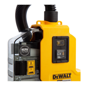 Aspirateur de poussières universel Brushless 18V XR - DEWALT - Sans batterie, ni chargeur - DWH161N-XJ