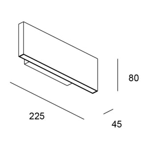 Forlight Aplique Ip20 Thin Led 6,4W 3000K Blanco 215Lm