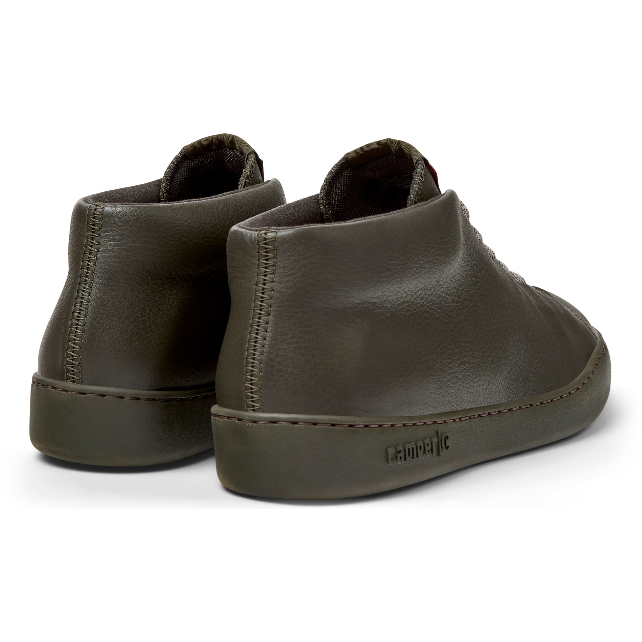 Zapatillas - CAMPER Peu Touring - Verde - Cuero liso