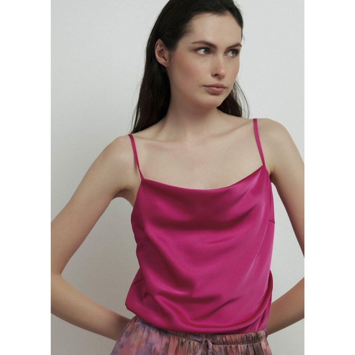 BLUSA FUCSIA CHIARO CONBIPEL