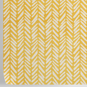 Carta da Parati Geometrica Gialla