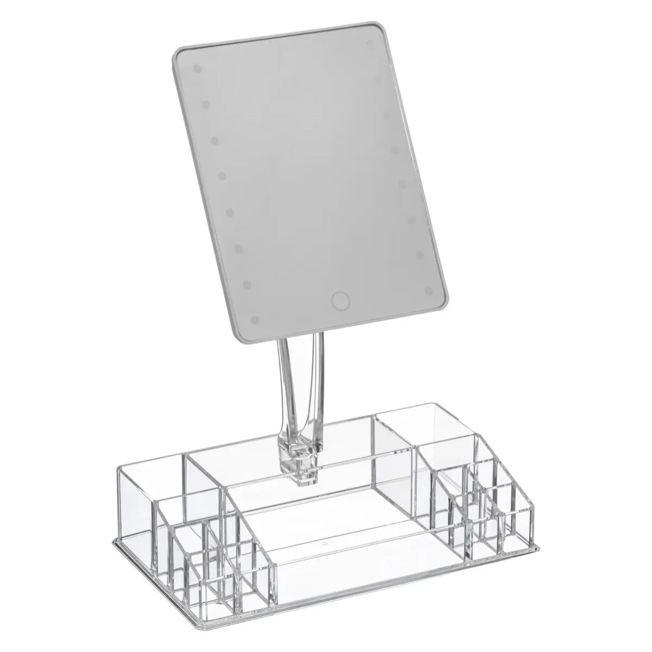 Miroir LED 14 compartiments "Selena" transparent