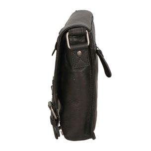 Borsa a Tracolla da Uomo in Vera Pelle fashion 23x17x5 cm