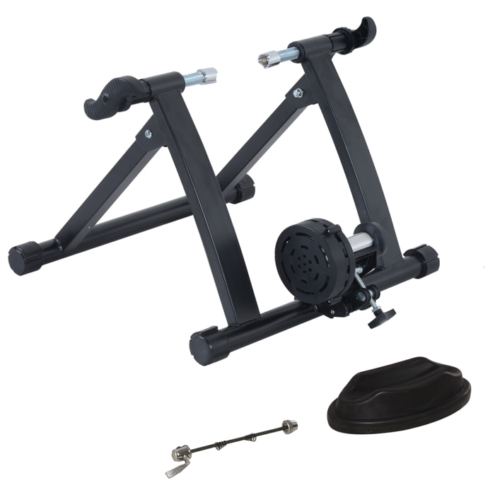 Rodillo Entrenamiento Bicicleta Acero 54,5x47,2x39,1cm Negro