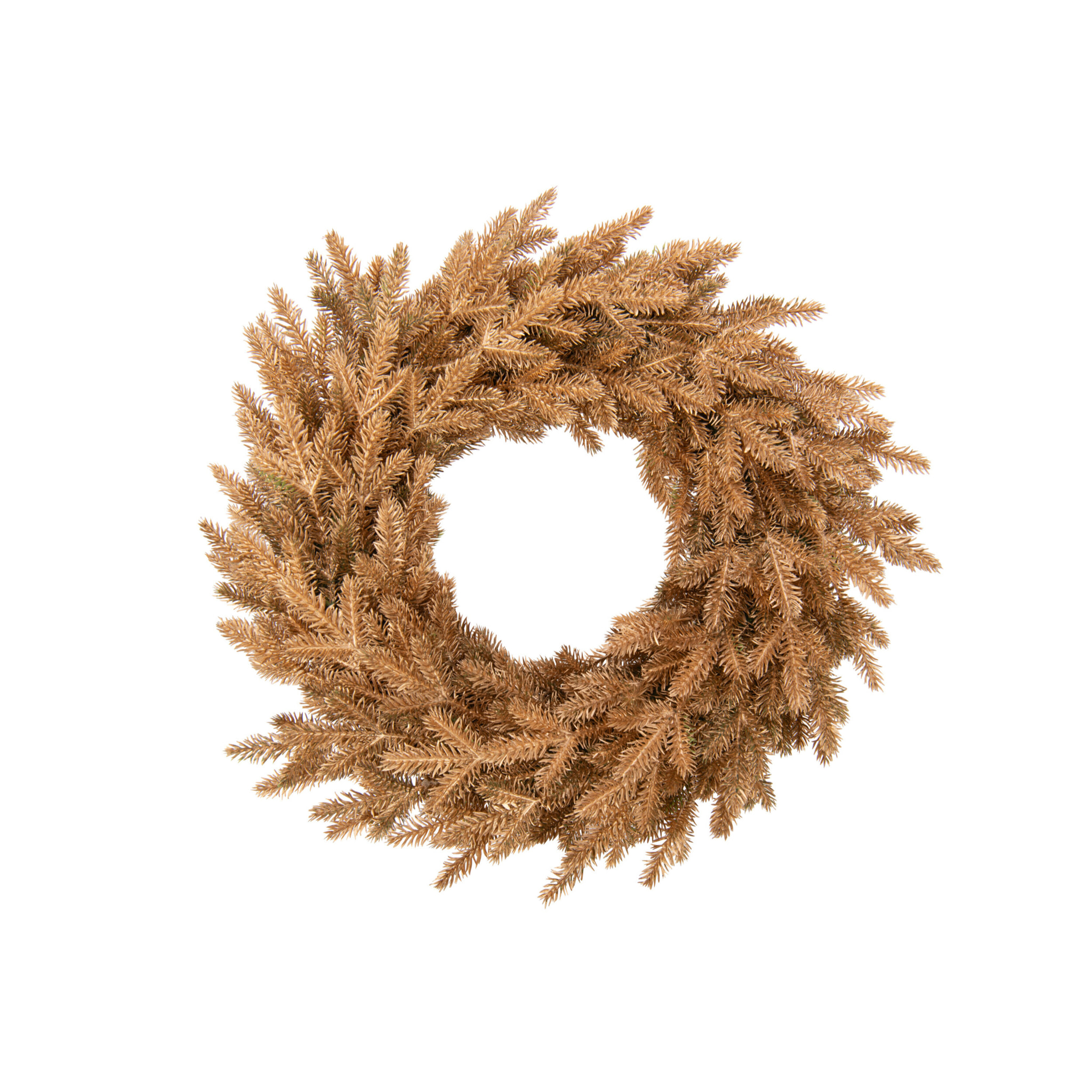 J-Line décoration couronne - plastique - or - large