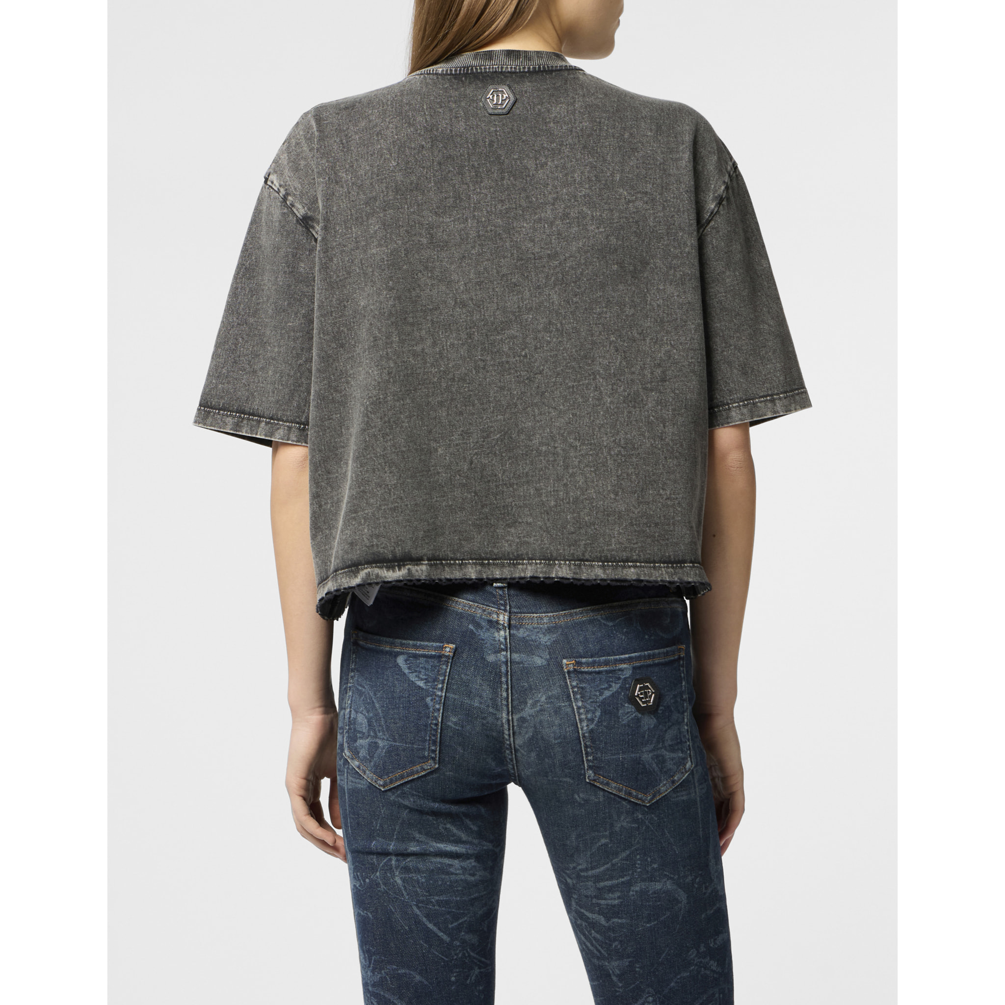 PHILIPP PLEIN Camiseta Cuello Redondo Ss EAGLE