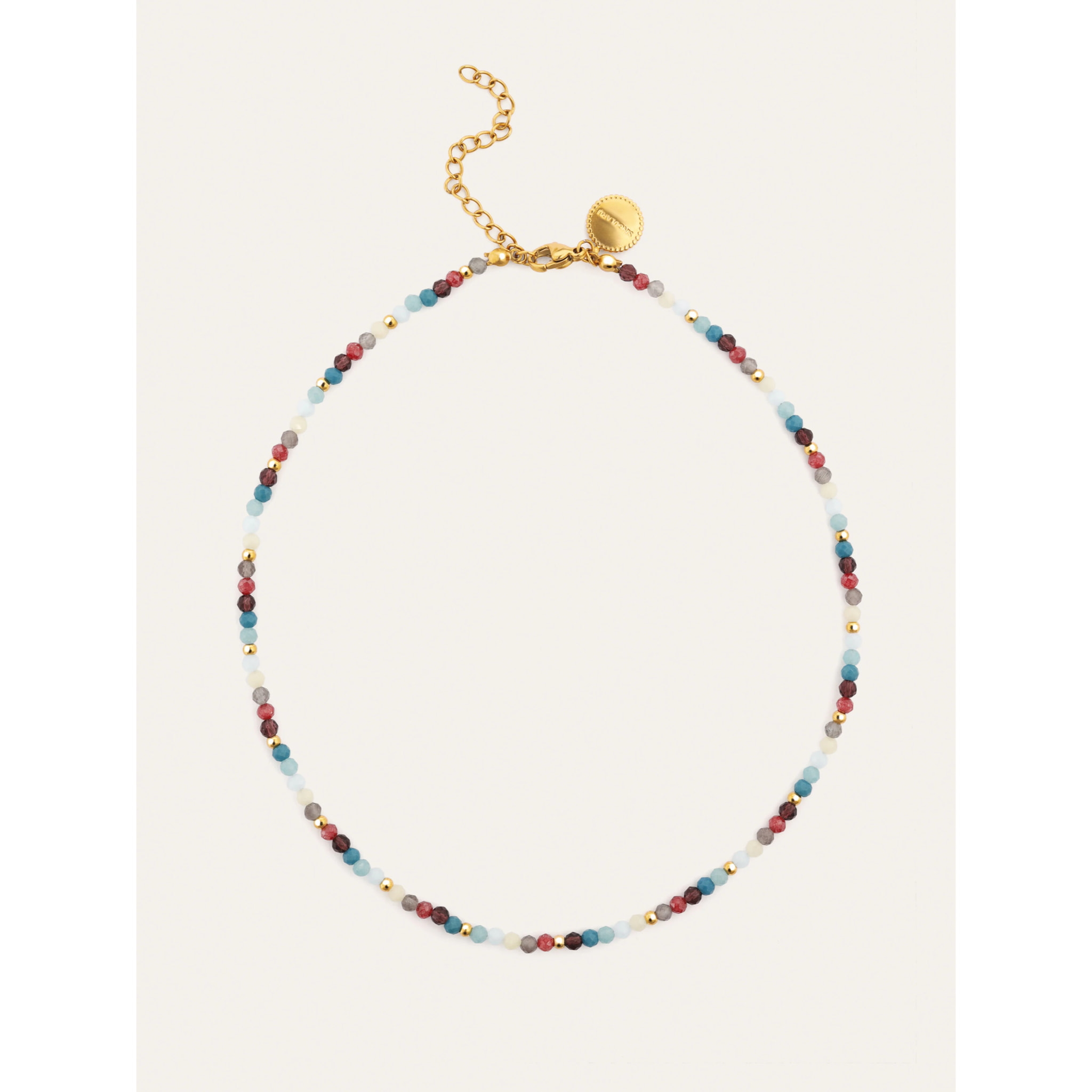 Collar Altea Bruma Acero Baño Oro