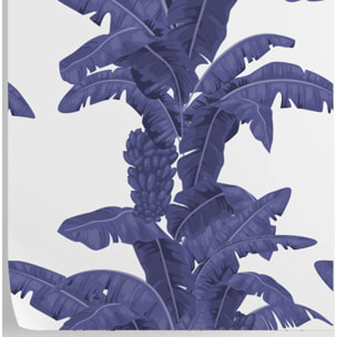 Carta da parati Esotica Palme Bianca e Blu