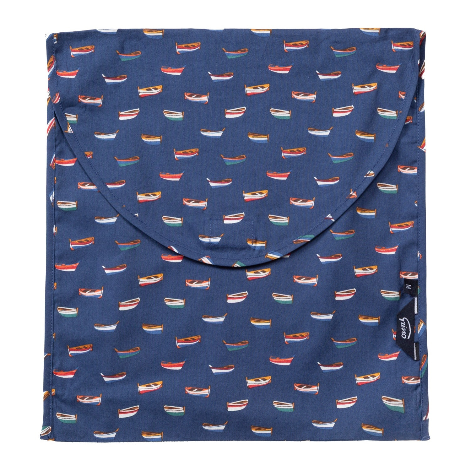 Pigiama leggero UOMO corto cotone barchette blu