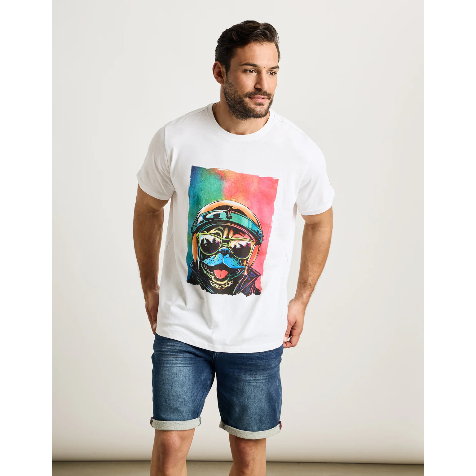 Camiseta Manga Corta Blanco - Rugusu