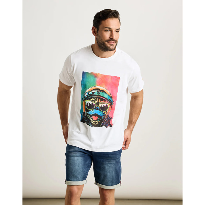 Camiseta Manga Corta Blanco - Rugusu