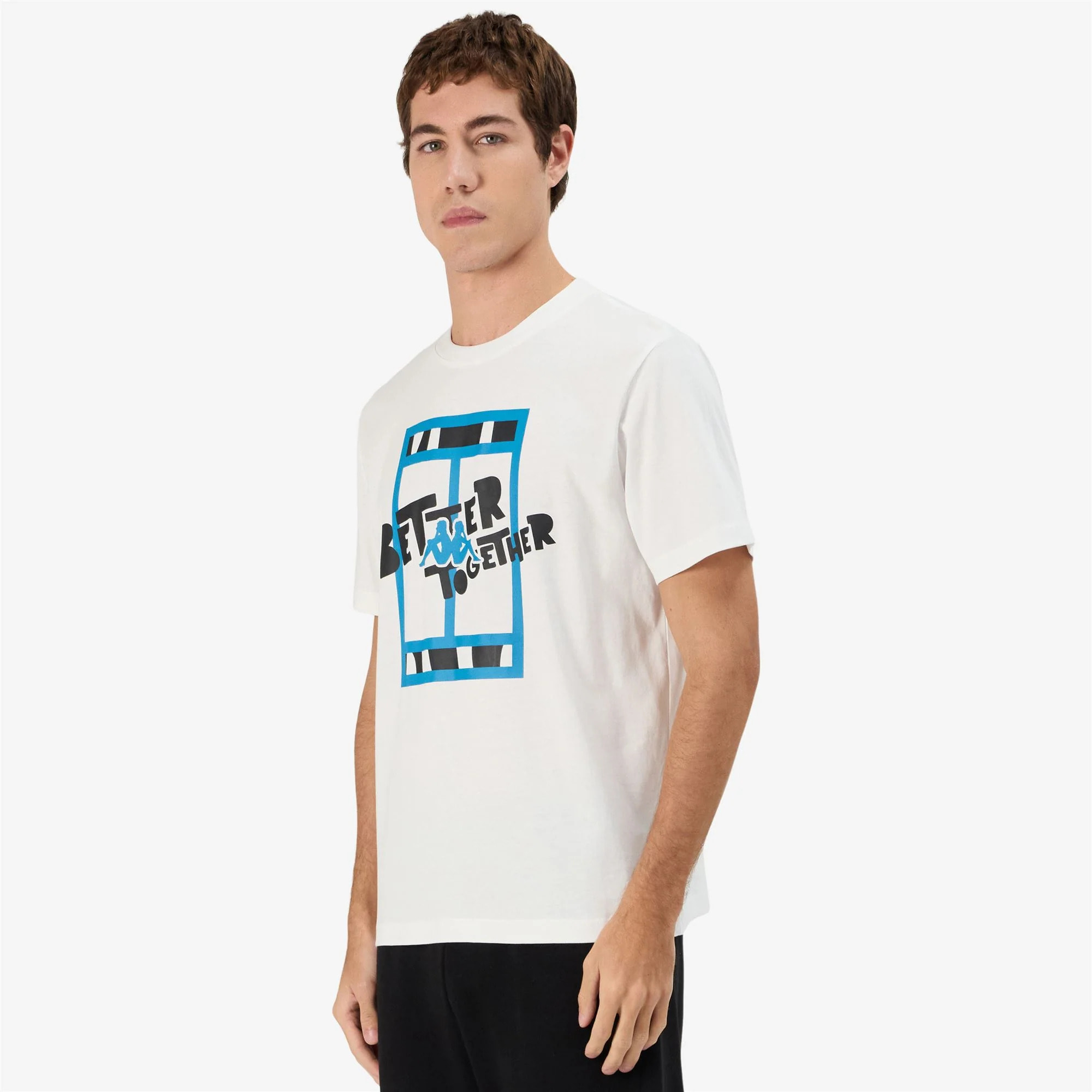 Kappa - T-Shirts & Top Uomo Bianco - Logo Gimmio