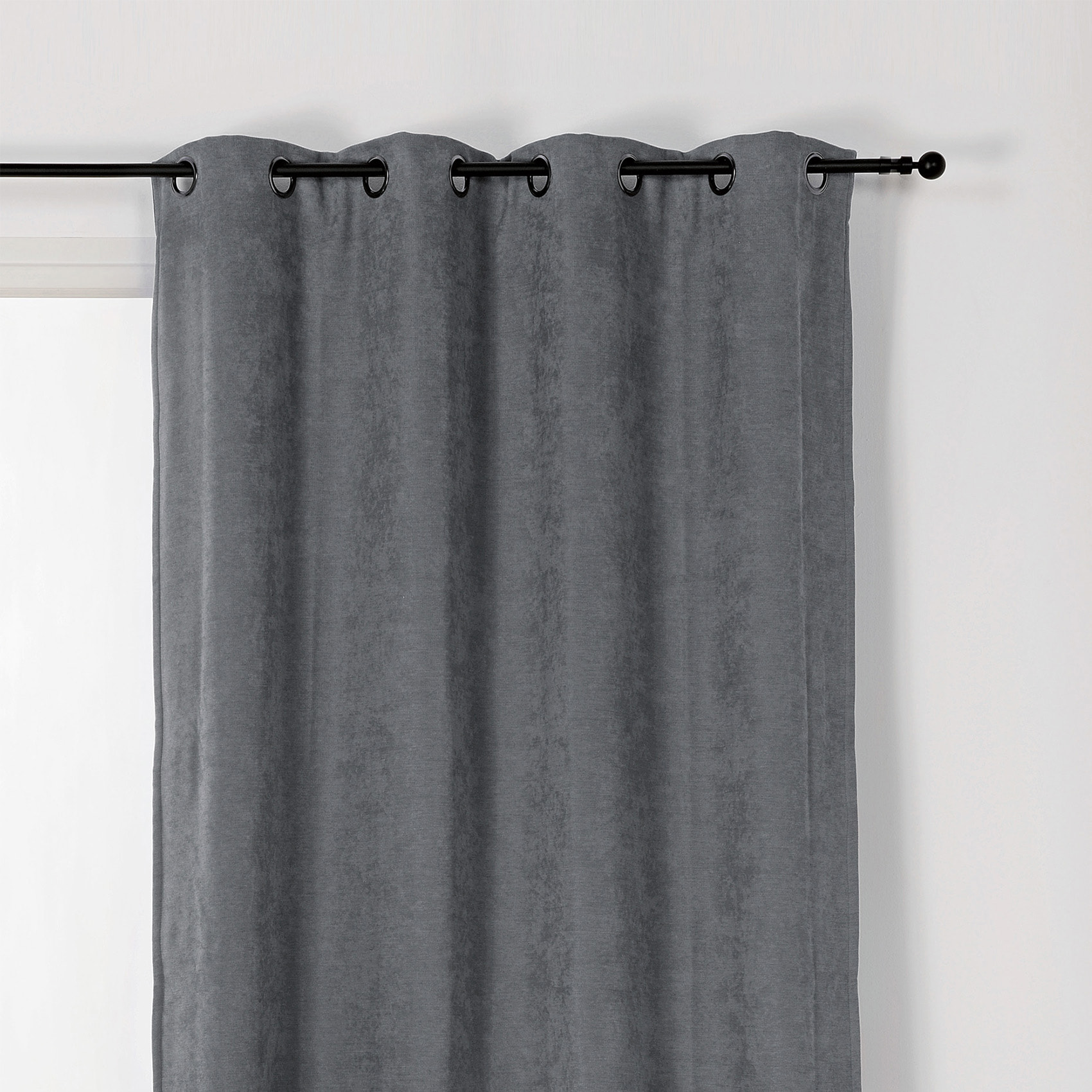 Rideau Alaska isolant et 100 % occultant - Gris anthracite