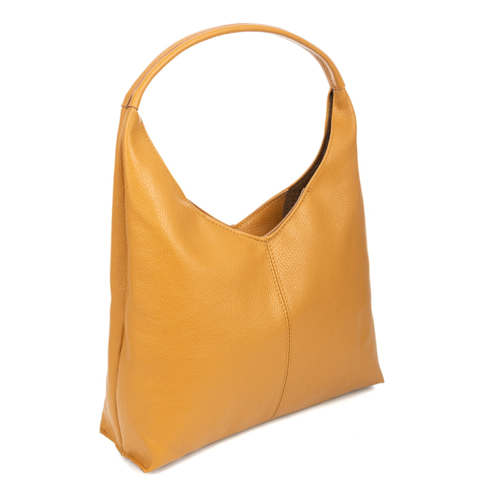 Bagni borsa a spalla donna. Pelle autentica Dollaro.