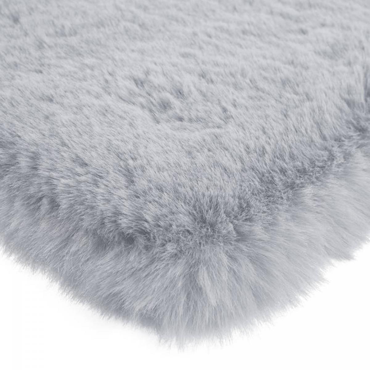 Tapis longs poils shaggy tufté motif uni VUJE