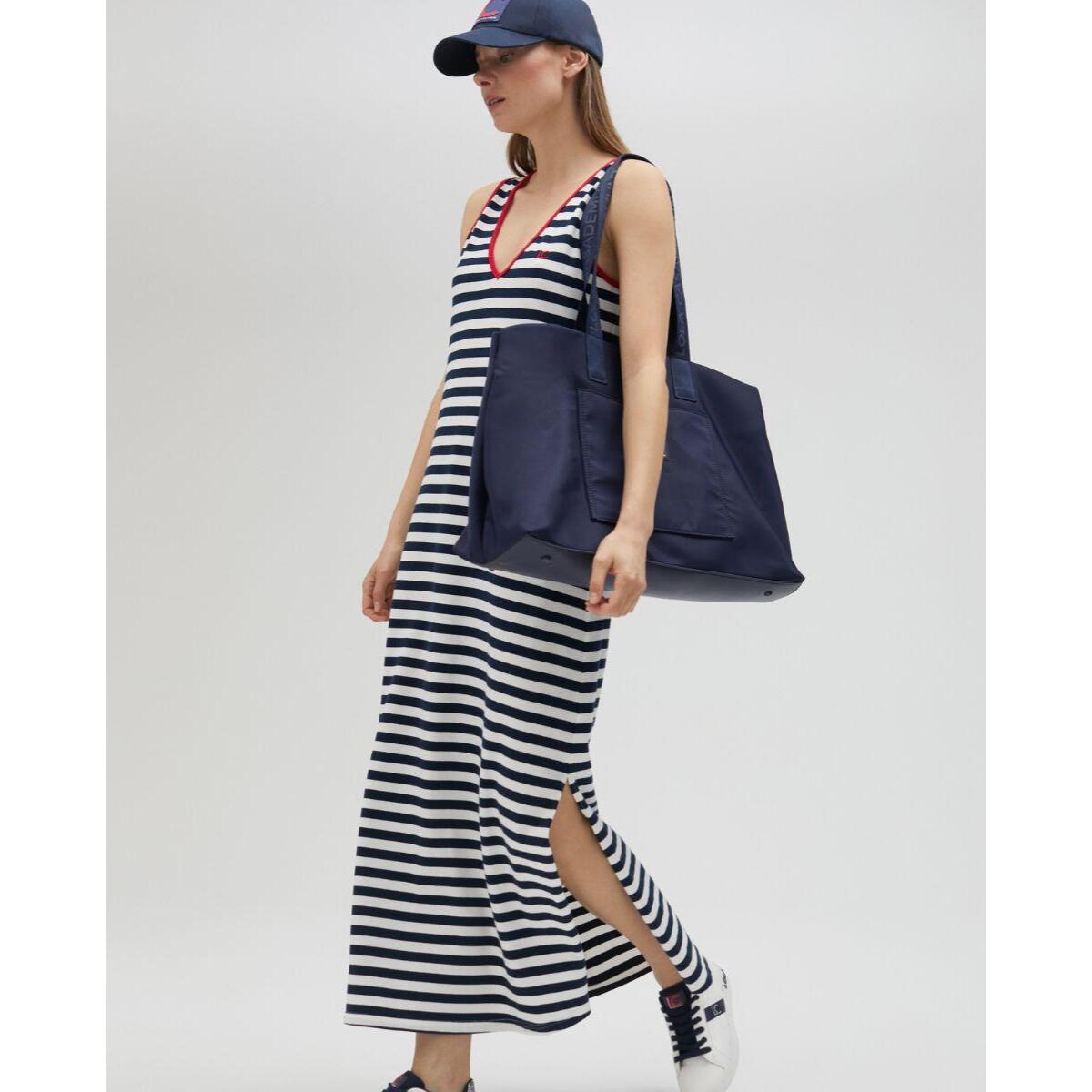 Abito a righe con dettagli di rifinitura edizione AM