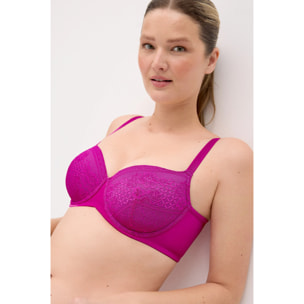 Reggiseno con ferretto con imbottitura Rosa
