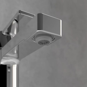 Mitigeur lavabo Architectura avec tirette chrome